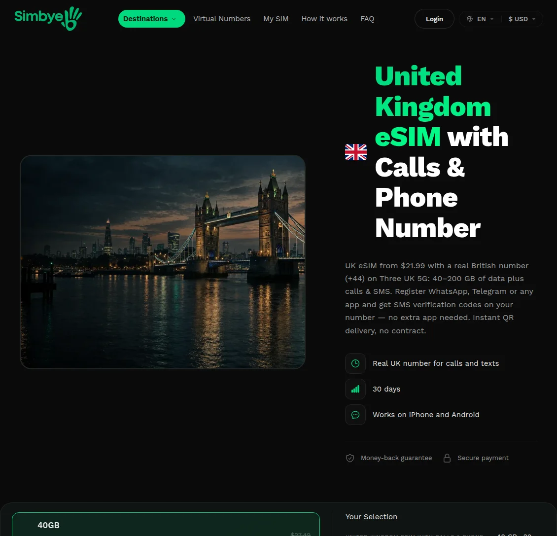 United Kingdom eSIM