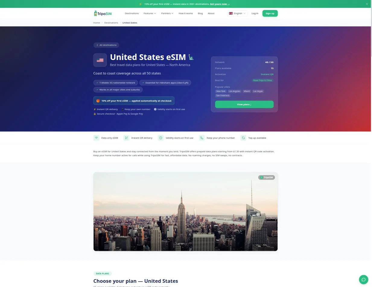 United States plan-listing page