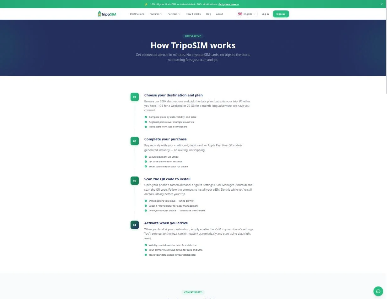 How TripoSIM works